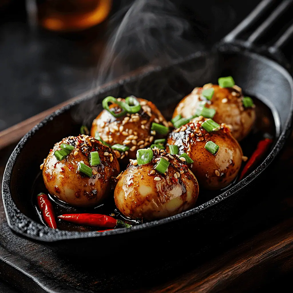 Sizzling Balut (Spicy Filipino Duck Egg Delicacy)