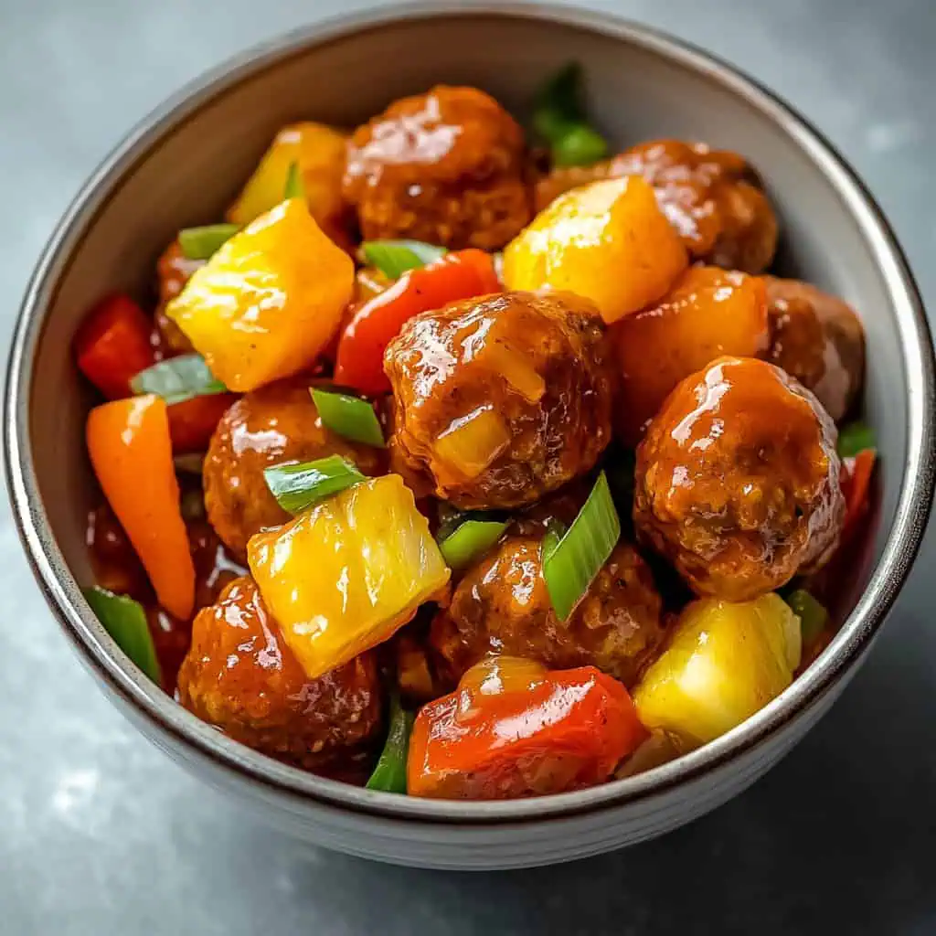 Filipino Sweet and Sour Meatballs