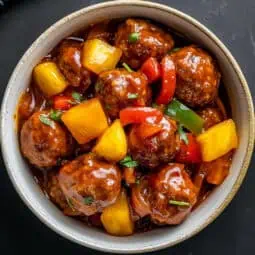 Filipino Sweet and Sour Meatballs