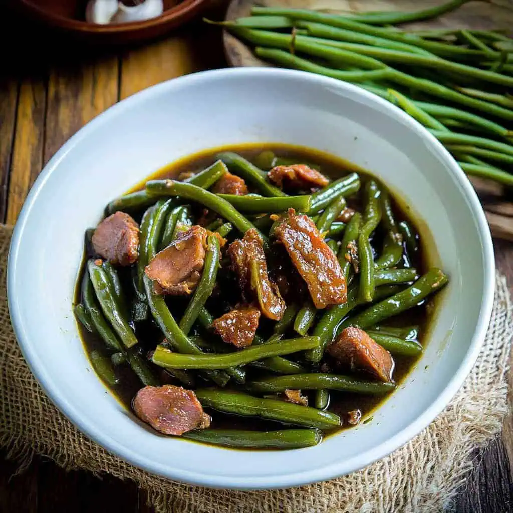 Adobong Sitaw (Filipino String Bean Adobo)