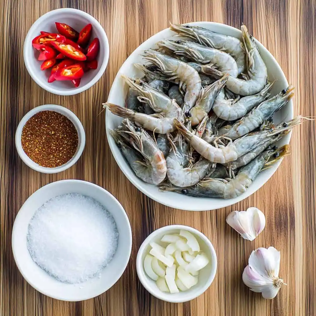 Ingredients for Burong Hipon (Tagilo/Balao-balao)