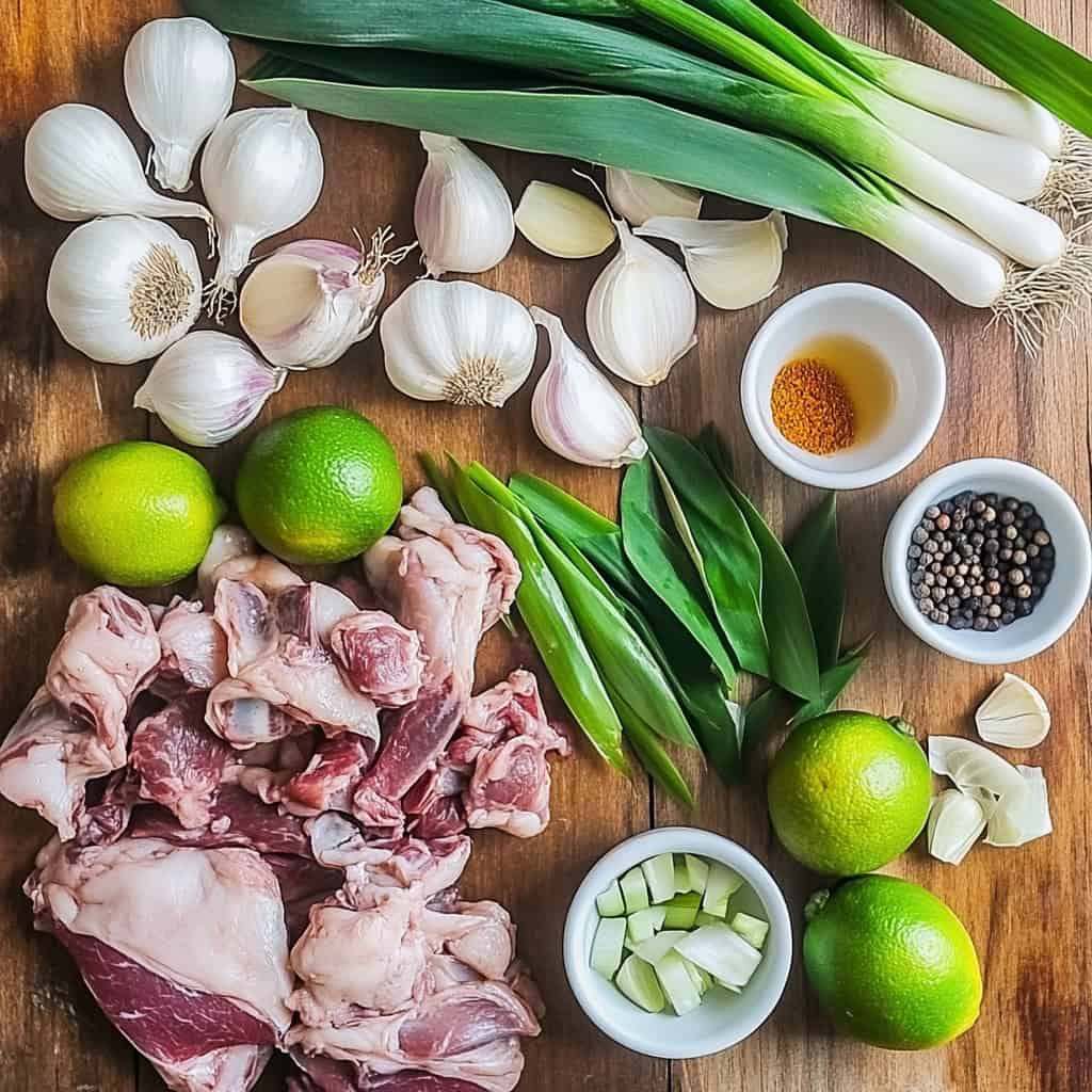 Ingredients for Gotong Batangas Recipe (Batangas-Style Beef Tripe Soup)