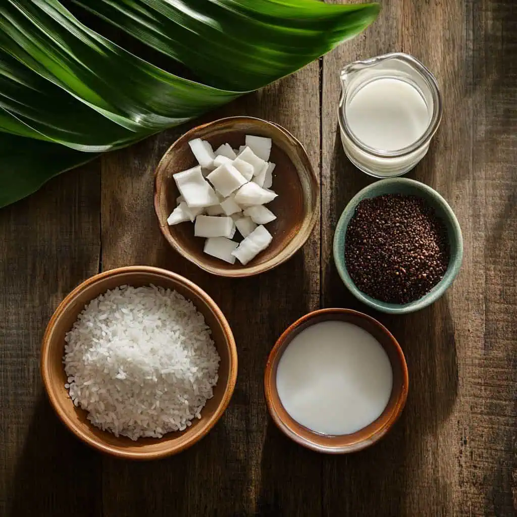 Ingredients for Authentic Pangasinan Tupig (Intemtem)