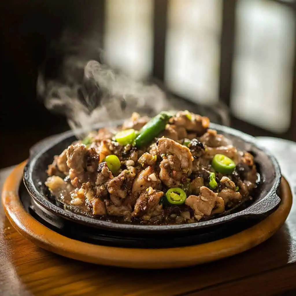 Chicken Sisig (Sizzling Filipino Chicken)