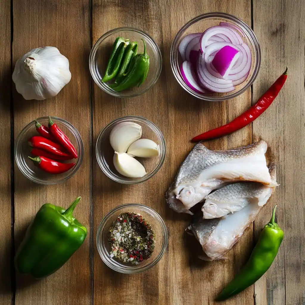 Ingredients for Bangus Sisig (Milkfish Sisig)