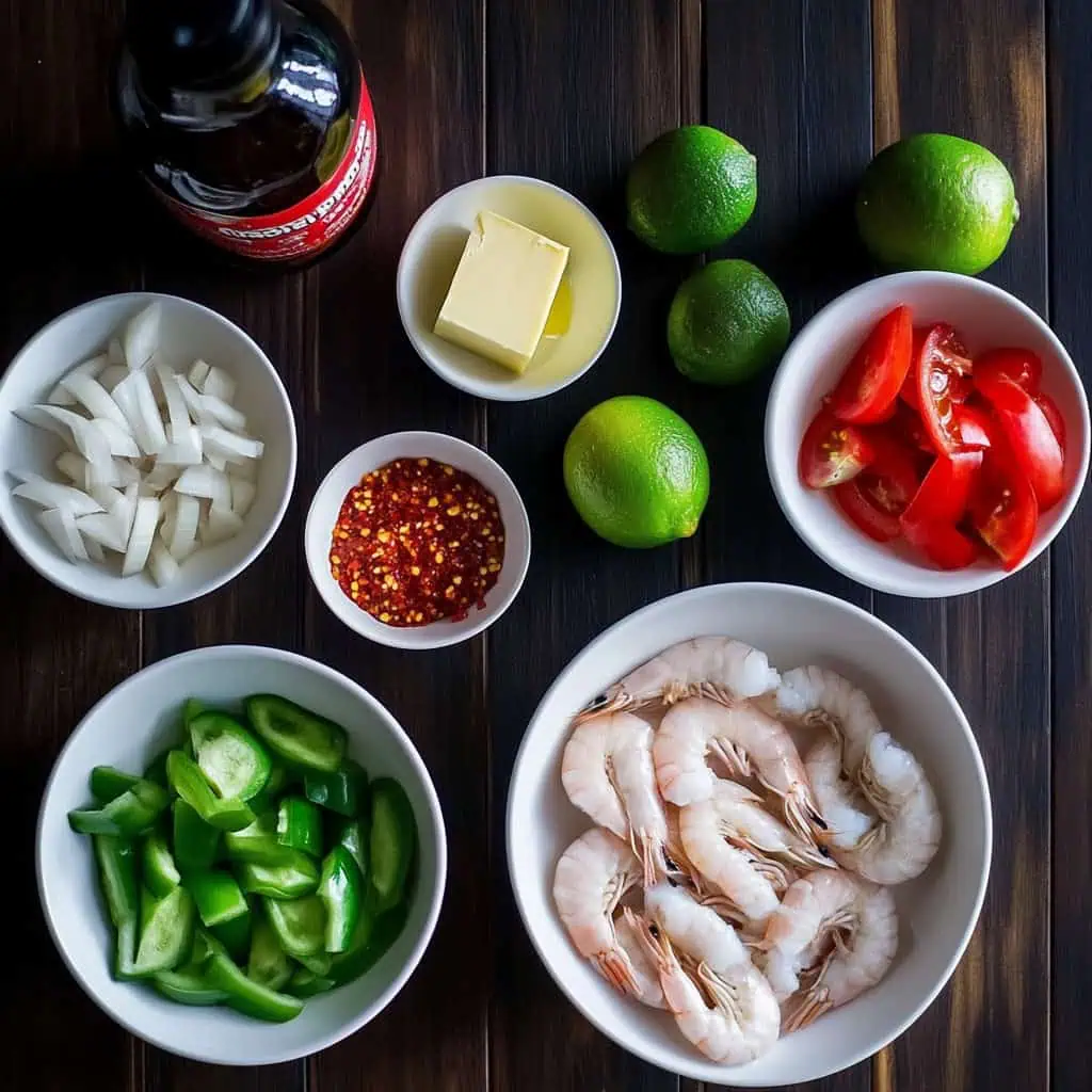 Ingredients for Sizzling Gambas Recipe (Restaurant-Style)