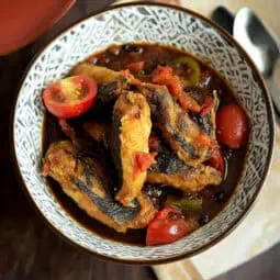 Bangus sa Tausi (Milkfish with Black Beans and Tomatoes)