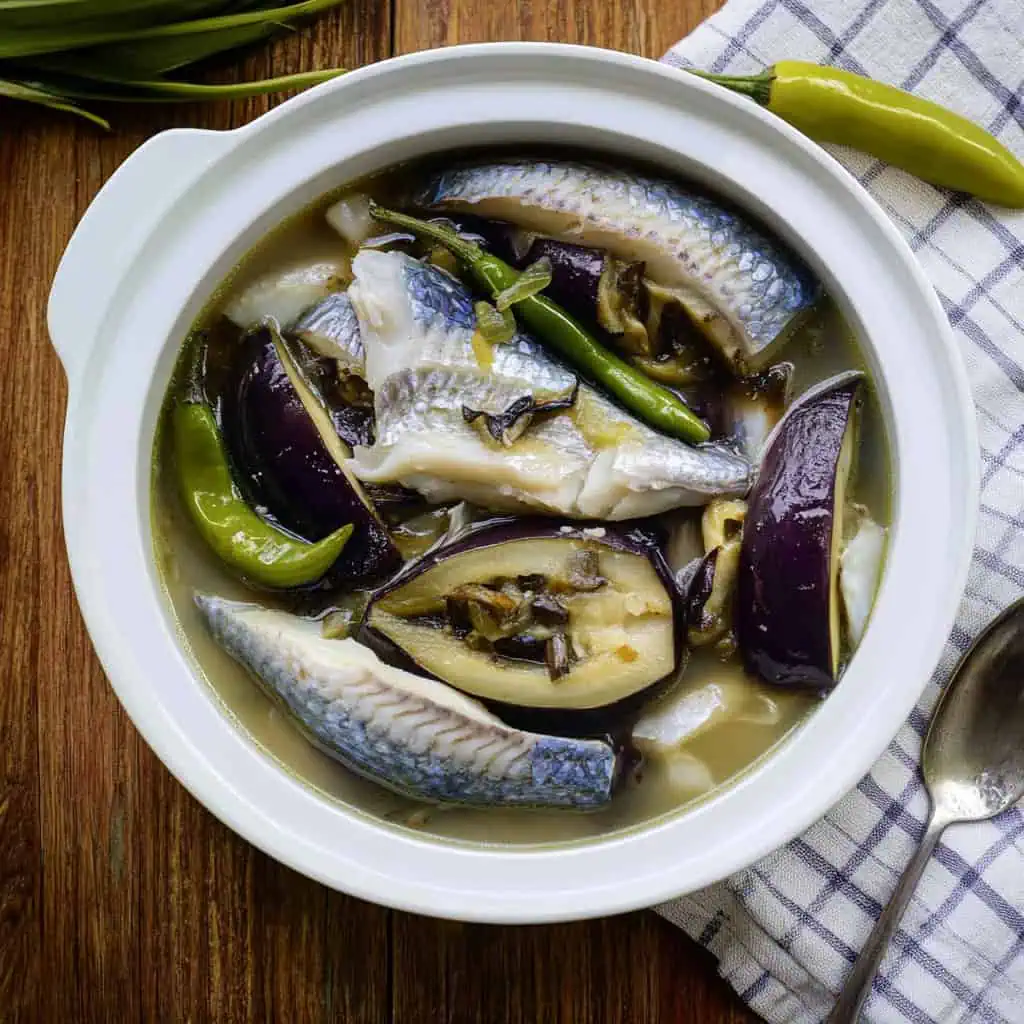 Paksiw na Bangus (Filipino Milkfish in Vinegar Stew)