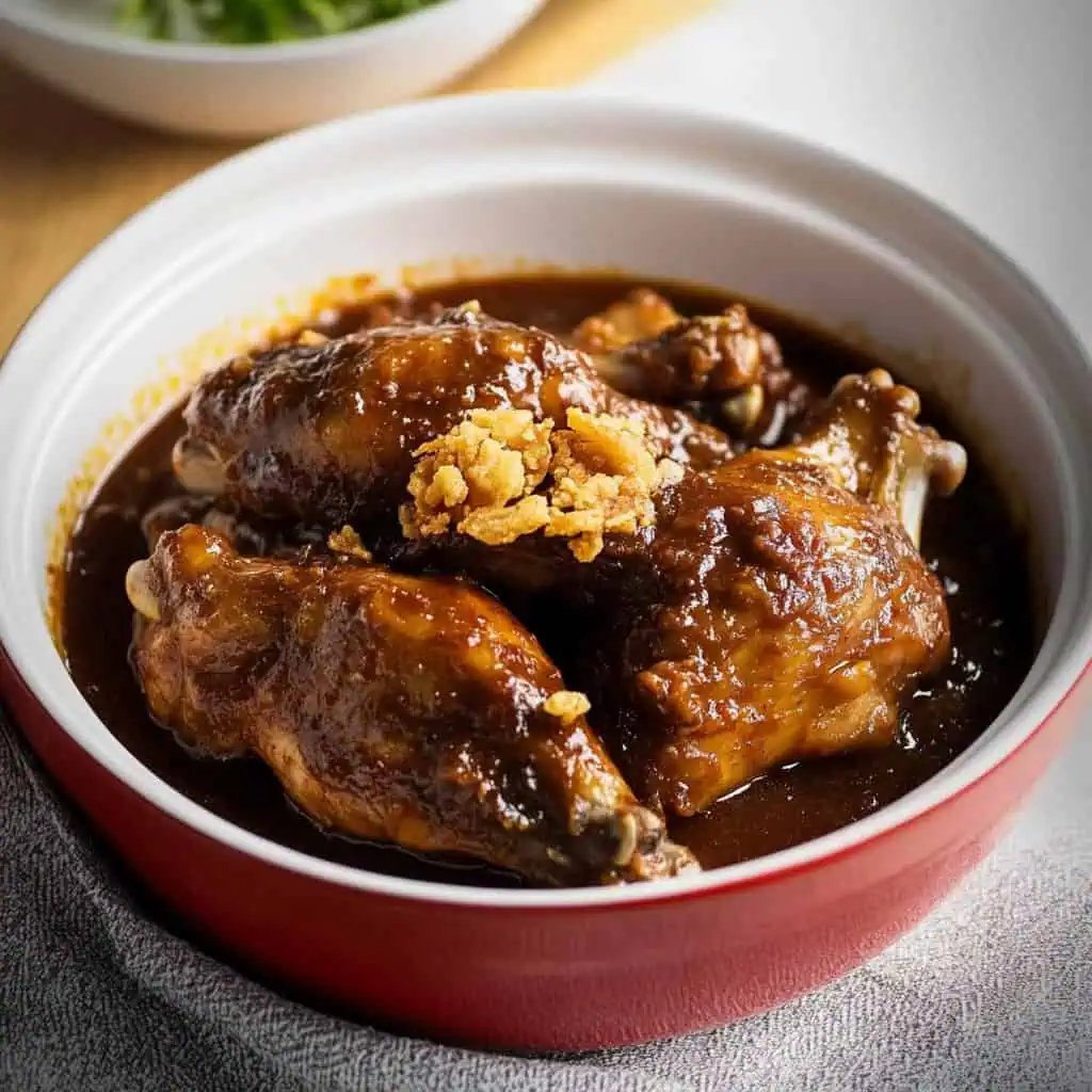 Chicken Adobo with Liver Spread