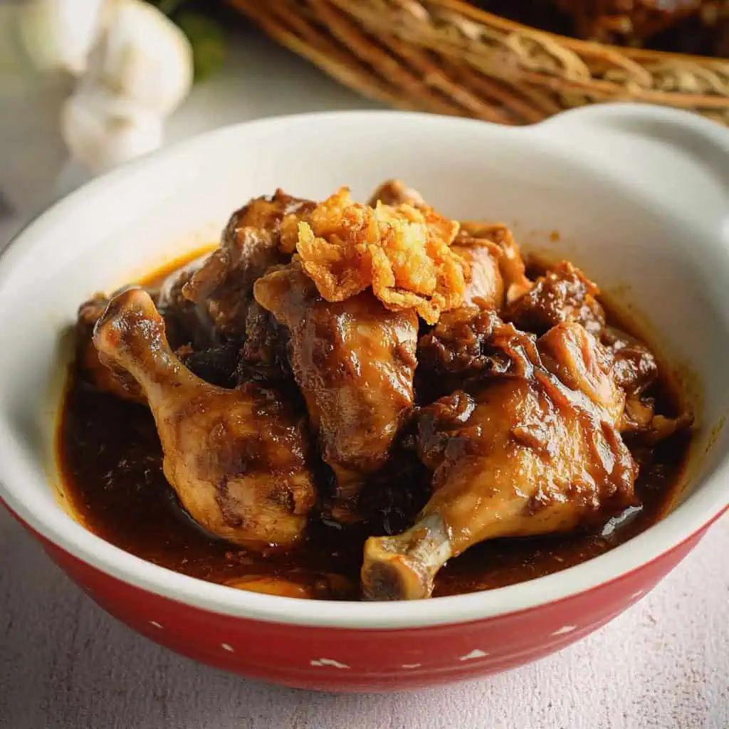 Chicken Adobo with Liver Spread