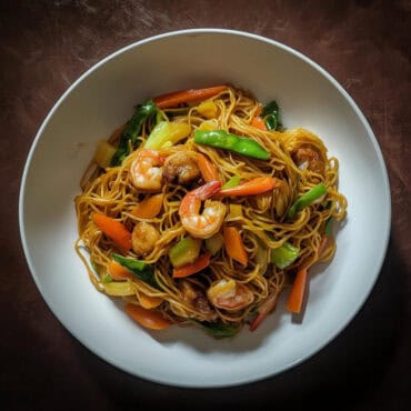 Pancit Bato Guisado (Bicol-Style Noodle Stir-Fry)