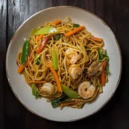 Pancit Bato Guisado (Bicol-Style Noodle Stir-Fry)