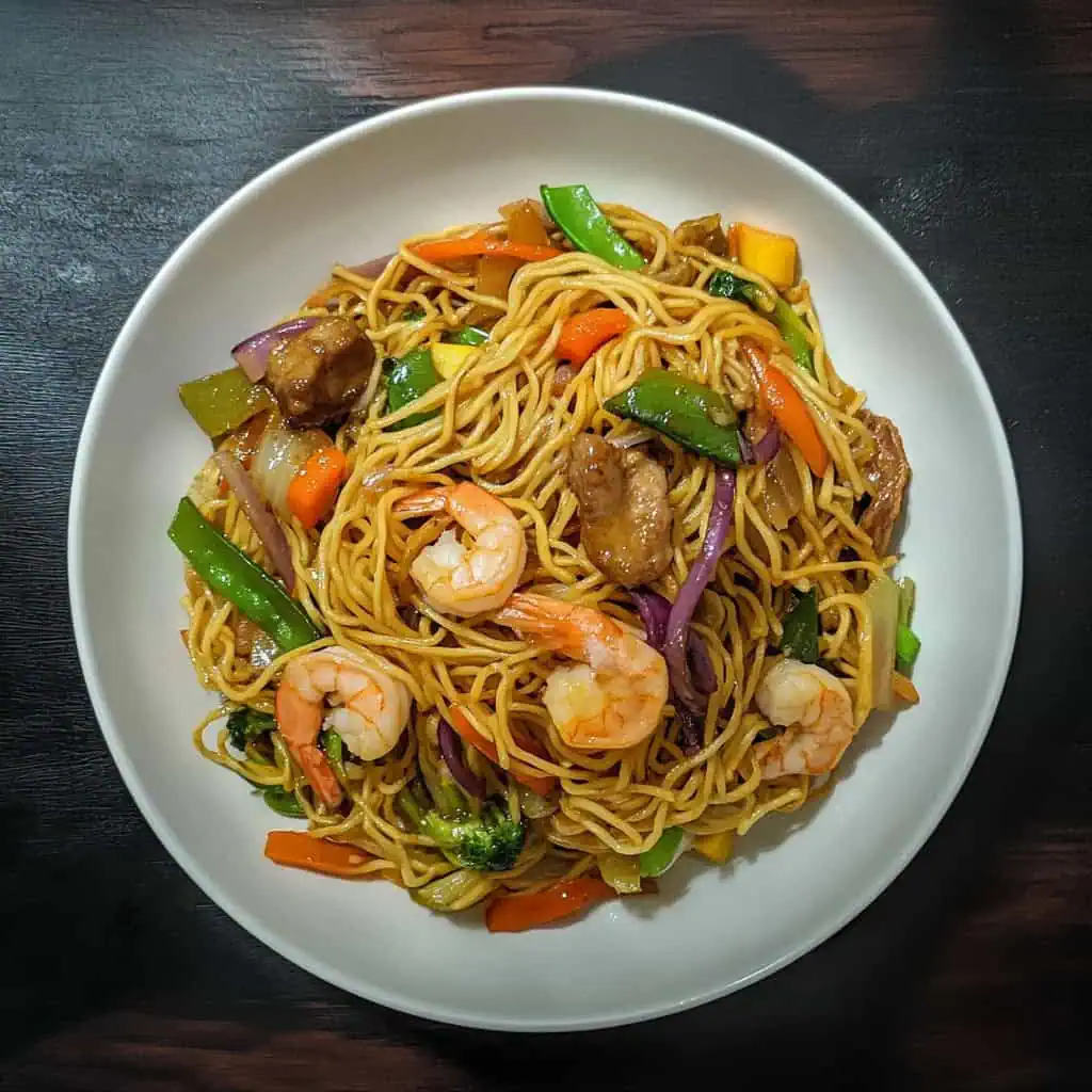 Pancit Bato Guisado (Bicol-Style Noodle Stir-Fry)