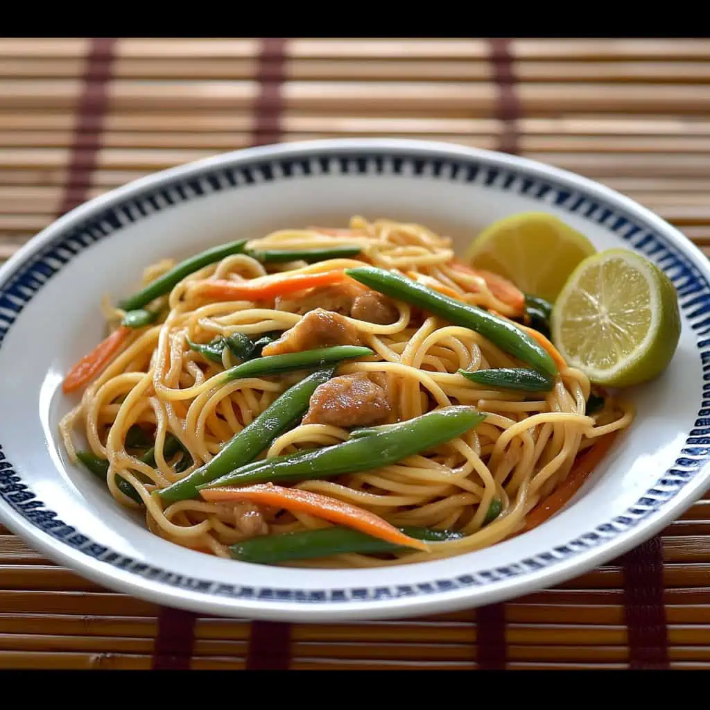 Pancit Miki Guisado (Stir-Fried Miki Noodles) - Kusina Secrets