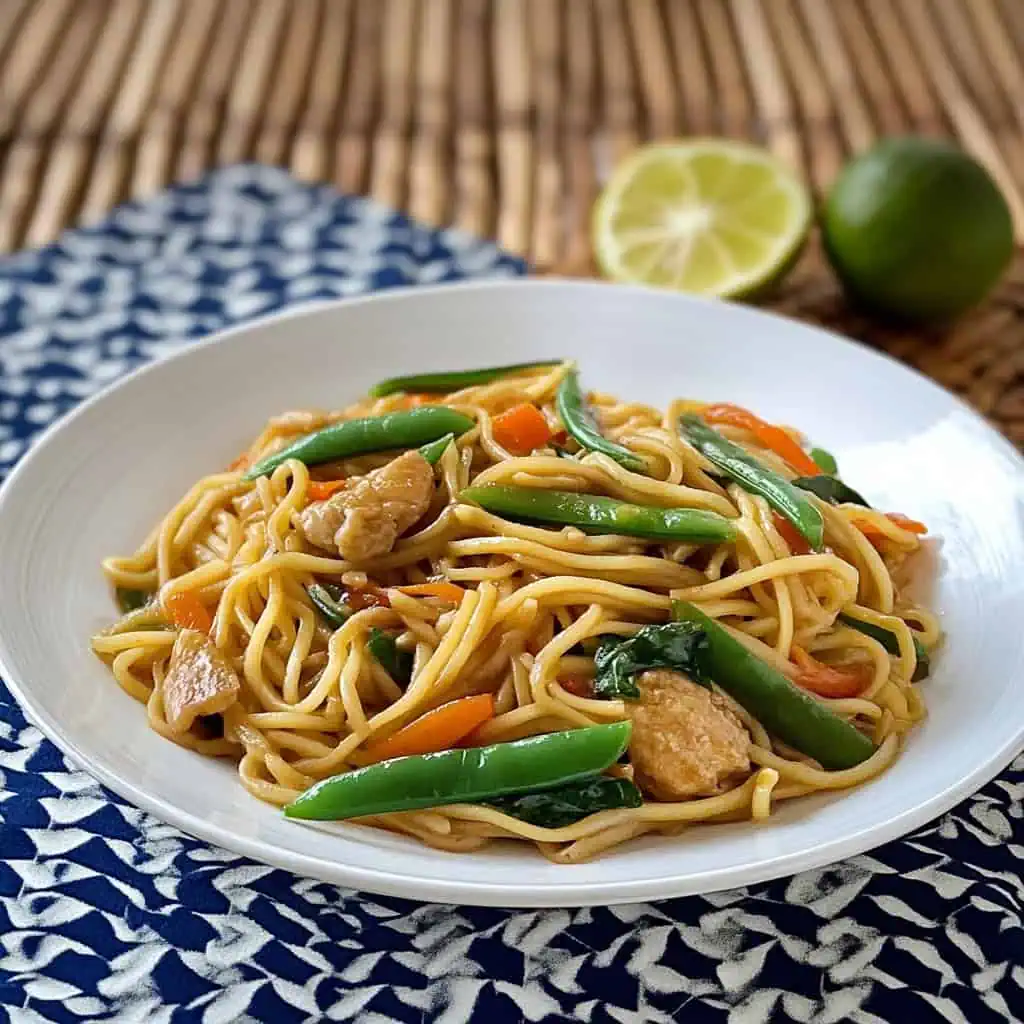 Pancit Miki Guisado (Stir-Fried Miki Noodles)