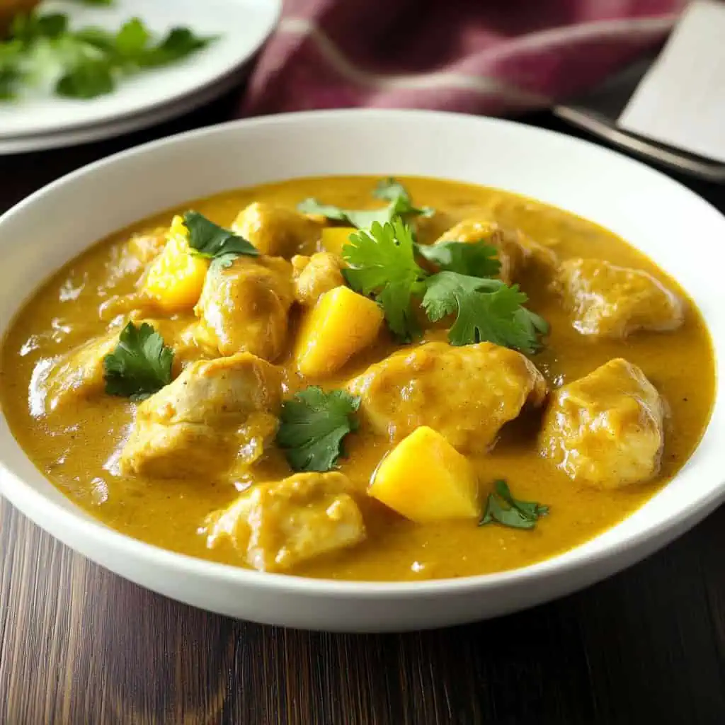 Filipino Mango Curry Chicken