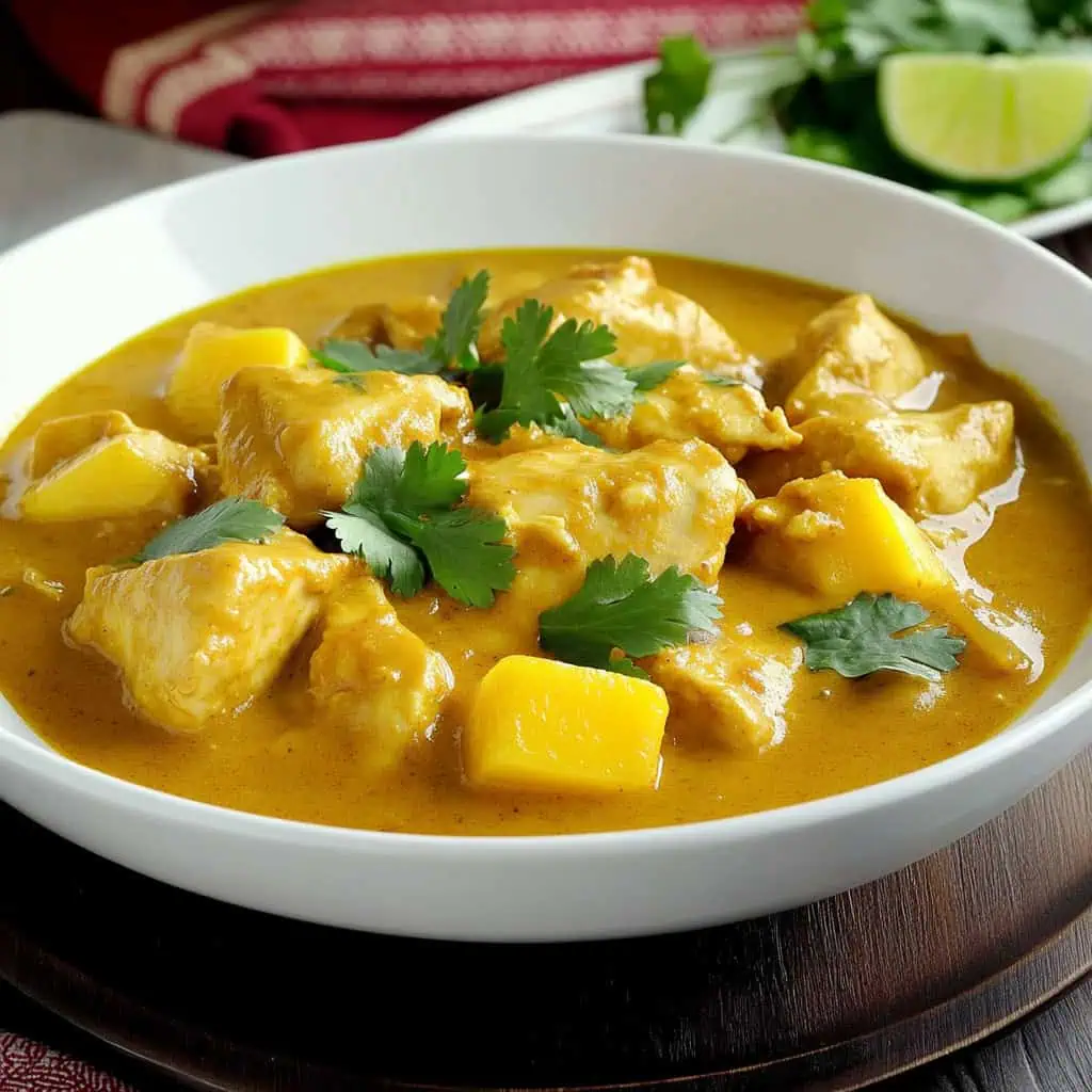 Filipino Mango Curry Chicken