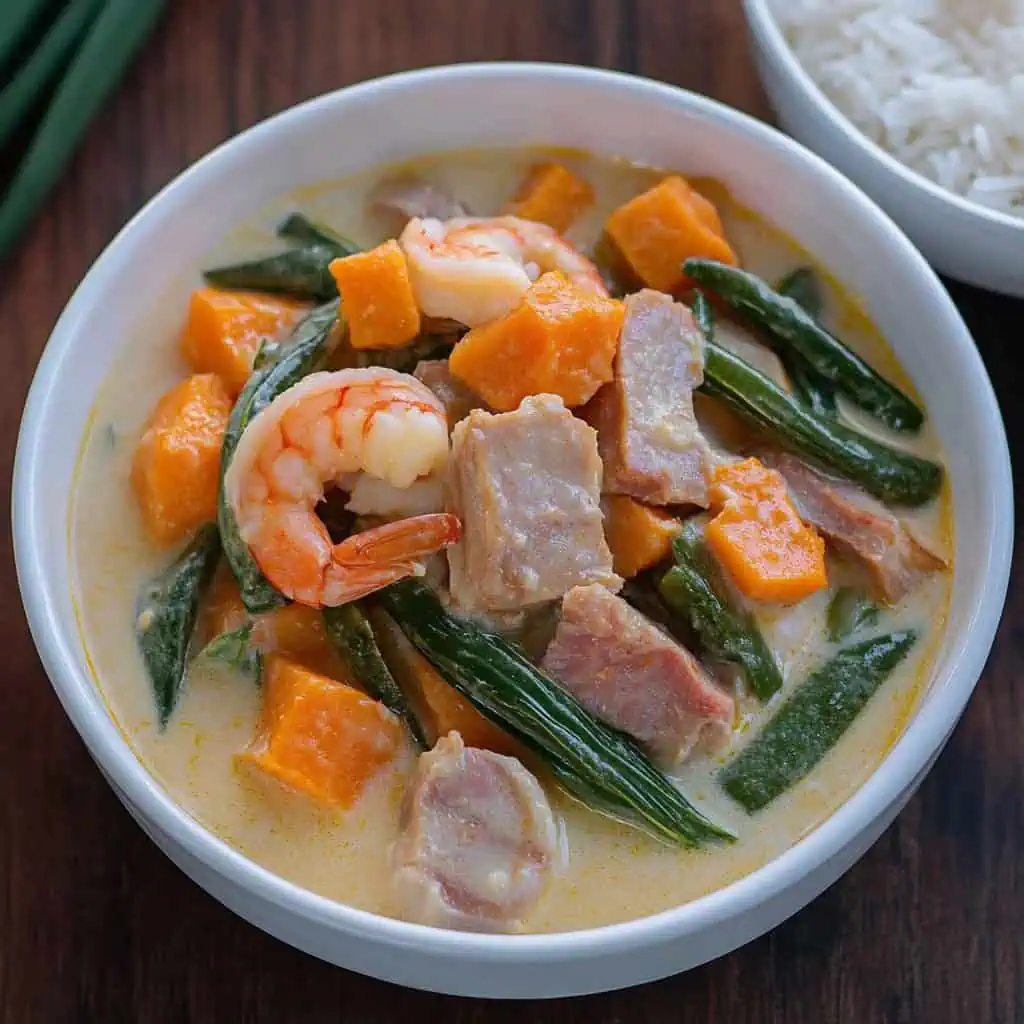 Ginataang Gulay (Filipino Vegetable Stew in Coconut Milk)