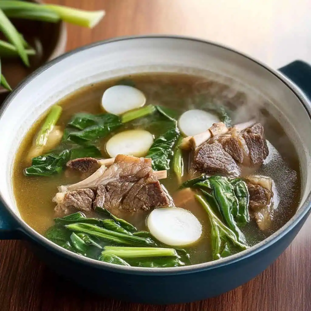 Sinigang na Baka (Filipino Sour Beef Soup)