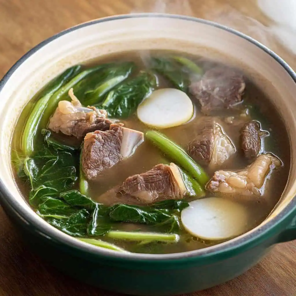 Sinigang na Baka (Filipino Sour Beef Soup)