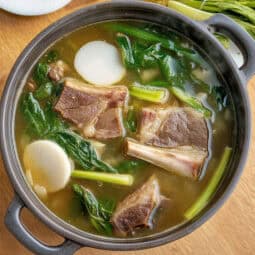 Sinigang na Baka (Filipino Sour Beef Soup)