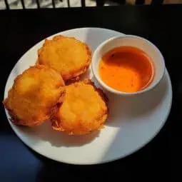 Tokneneng (Filipino Orange Battered Eggs)