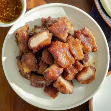 Pinakupsan (Visayan-Style Crispy Pork Belly)