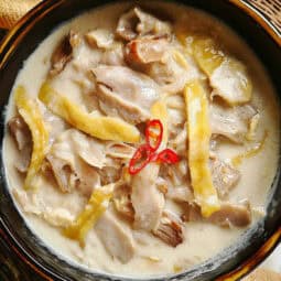 Ginataang Puso ng Saging (Creamy Coconut Banana Heart Stew)