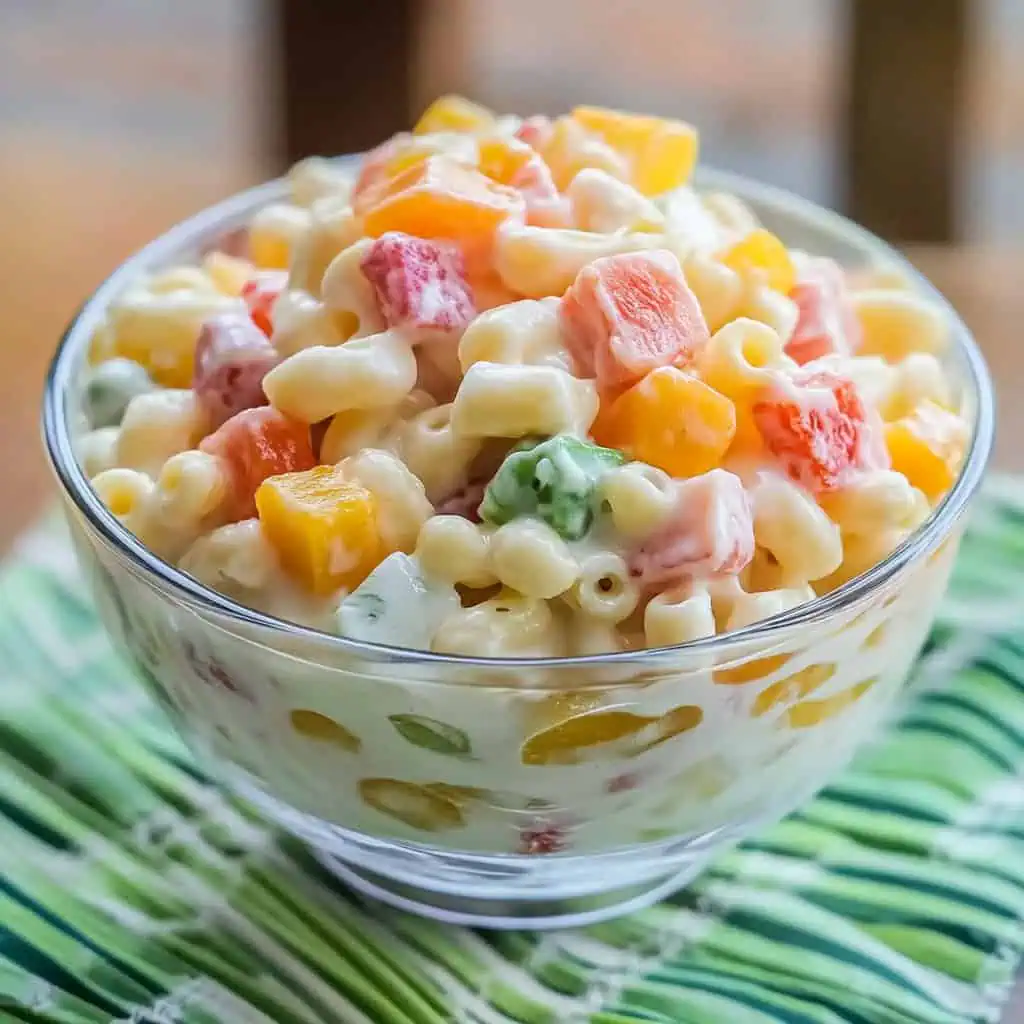 Filipino Sweet Macaroni Salad