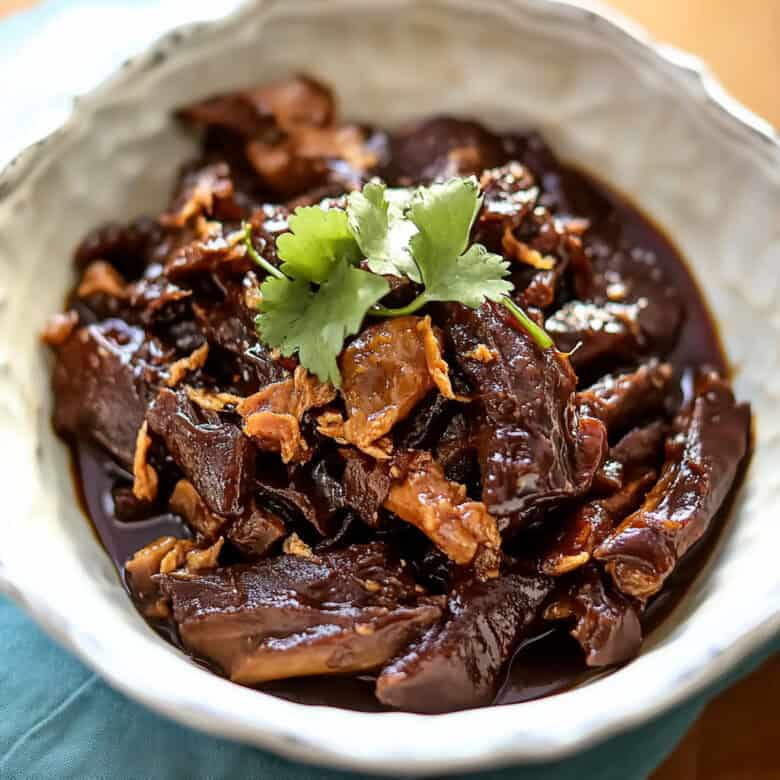 Adobong Puso ng Saging (Filipino Banana Blossom Adobo) - Kusina Secrets