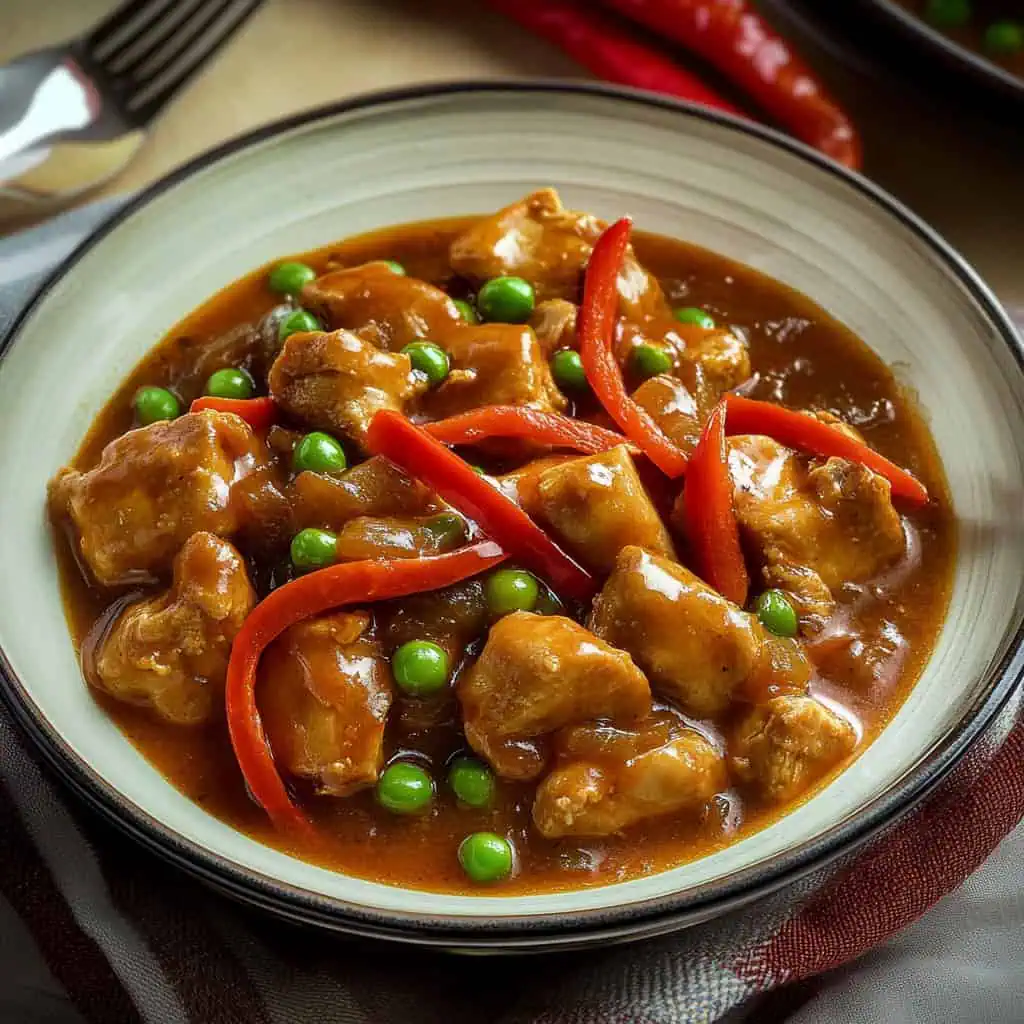 Pork Guisantes (Filipino Pork and Peas Stew)