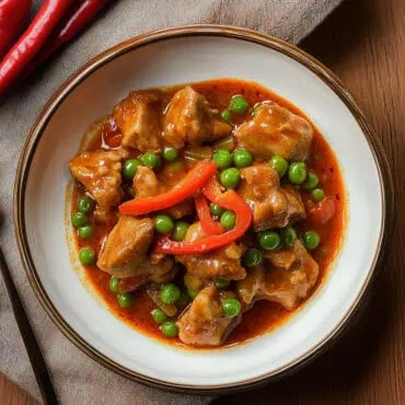 Pork Guisantes (Filipino Pork and Peas Stew)