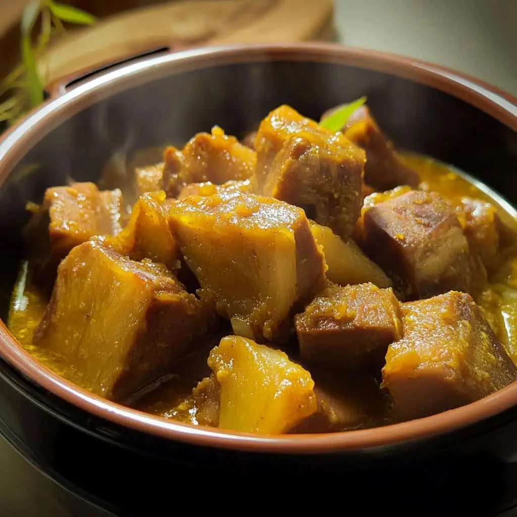 Adobong Dilaw (Filipino Yellow Turmeric Adobo)