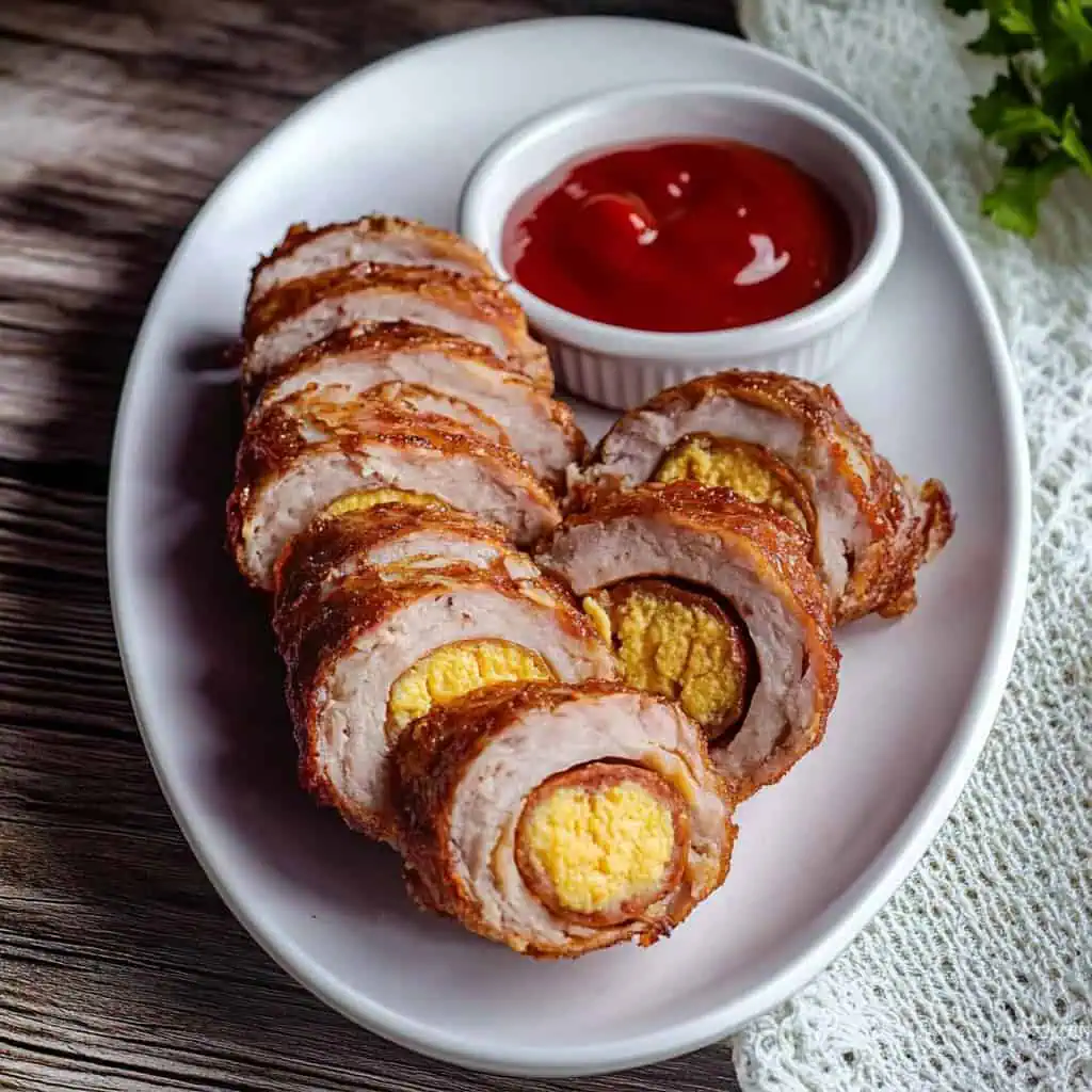 Filipino Pork Embutido (Pinoy-Style Stuffed Meatloaf)