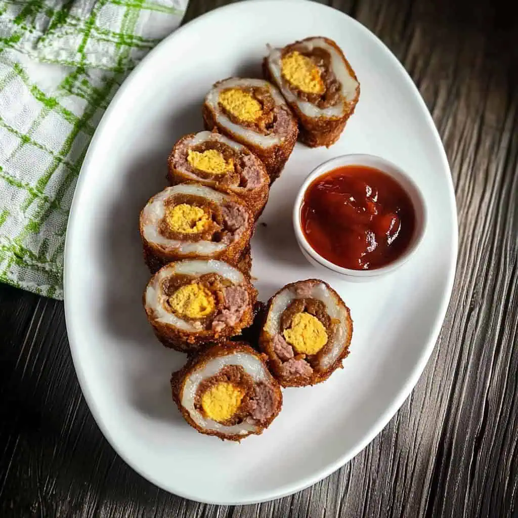 Filipino Pork Embutido (Pinoy-Style Stuffed Meatloaf)