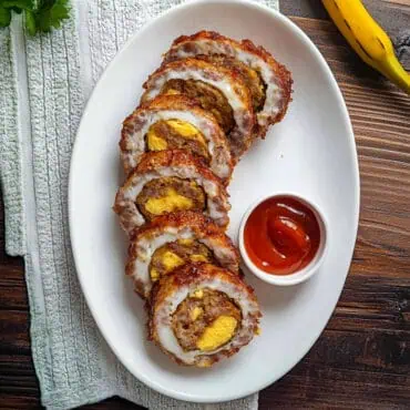 Filipino Pork Embutido (Pinoy-Style Stuffed Meatloaf)