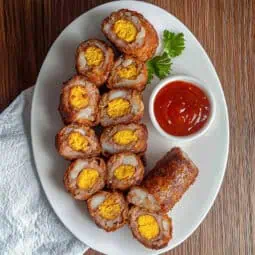 Filipino Pork Embutido (Pinoy-Style Stuffed Meatloaf)