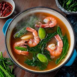 Bulanglang na Hipon (Kapampangan Shrimp Sinigang)