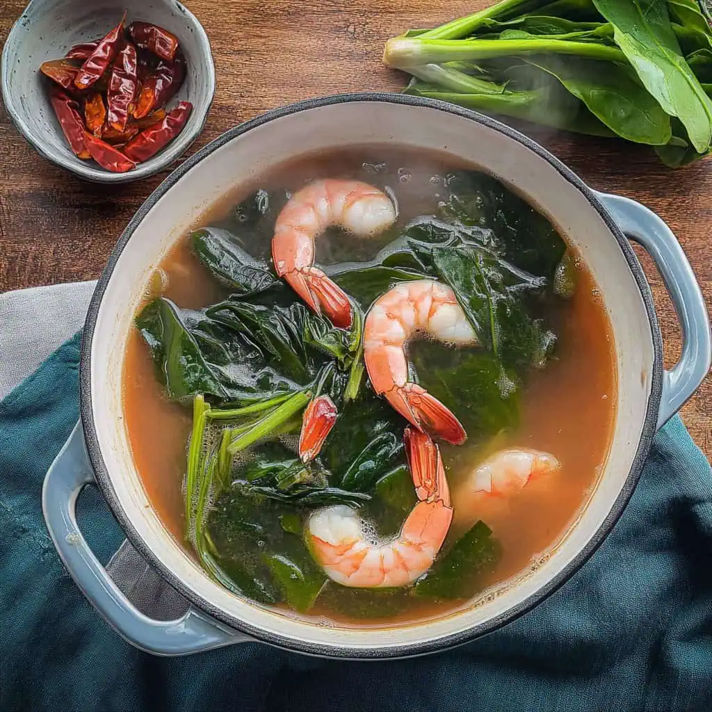 Bulanglang na Hipon (Kapampangan Shrimp Sinigang)