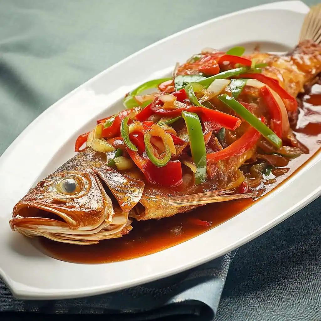 Filipino Fish Escabeche (Pesang Escabetse)