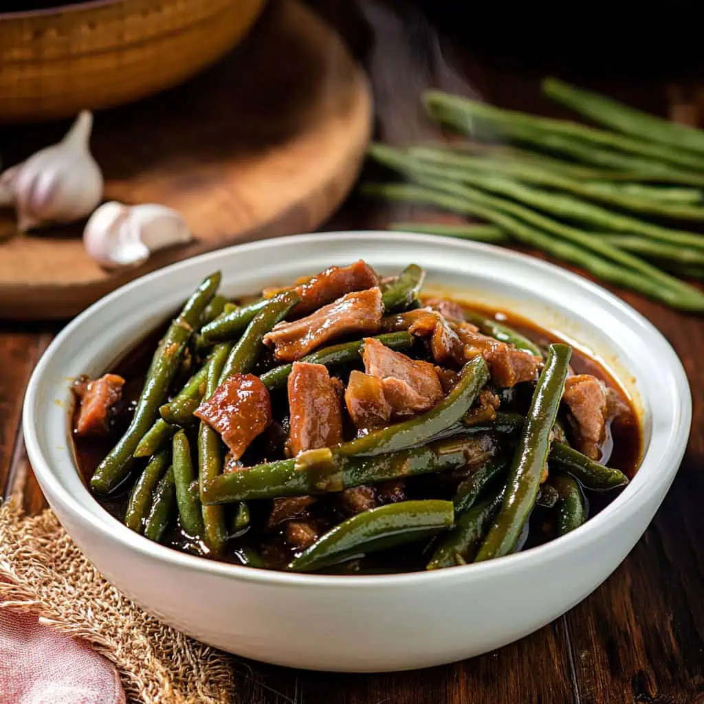 Adobong Sitaw (Filipino String Bean Adobo)