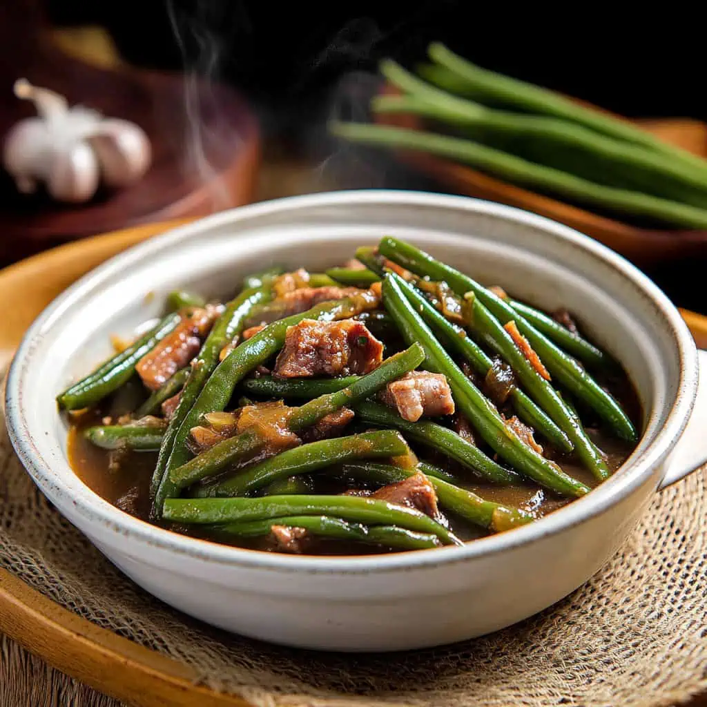 Adobong Sitaw (Filipino String Bean Adobo)