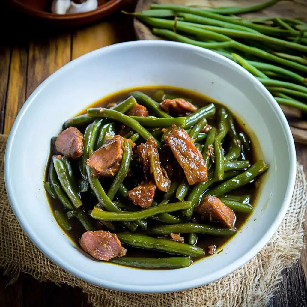 Adobong Sitaw (Filipino String Bean Adobo)