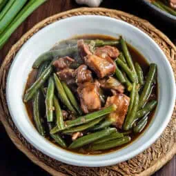 Adobong Sitaw (Filipino String Bean Adobo)