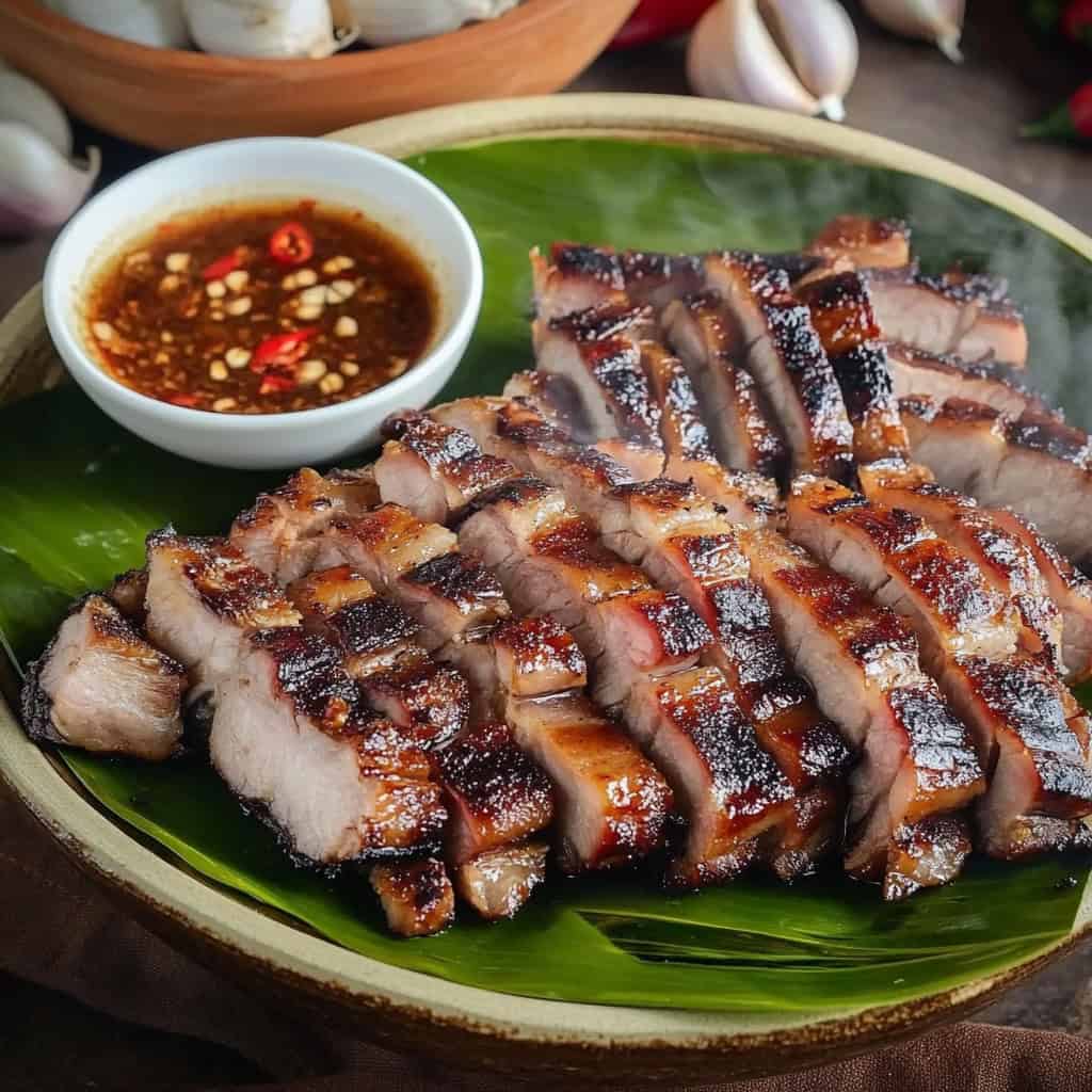 Inihaw na Liempo (Filipino Grilled Pork Belly