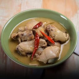 Tinutungang Manok (Authentic Bicolano Smoked Coconut Chicken Stew)