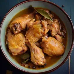 Adobong Manok sa Patis (Filipino Chicken Adobo with Fish Sauce)