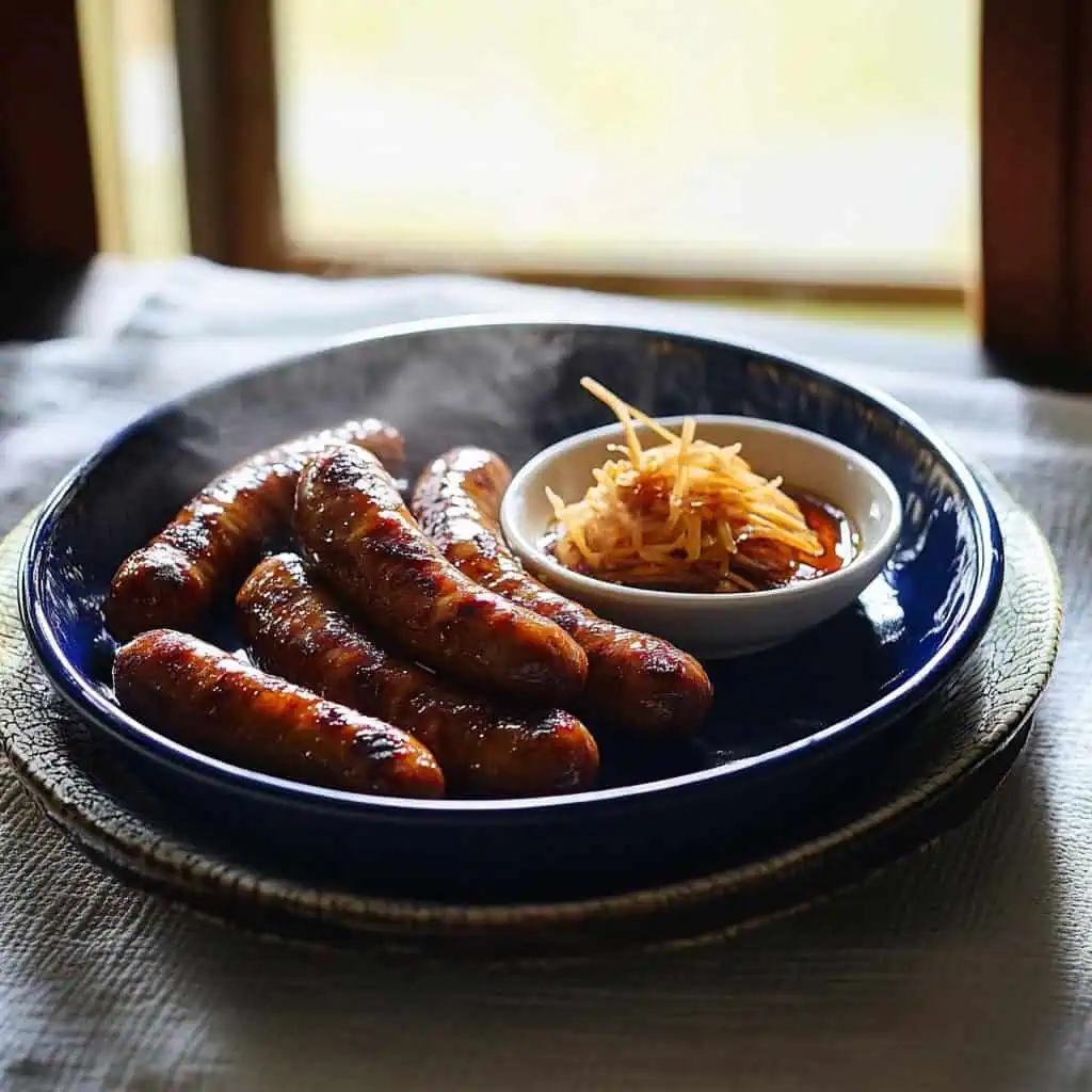 Homemade Garlicky Longganisa (Filipino Garlic Sausage)