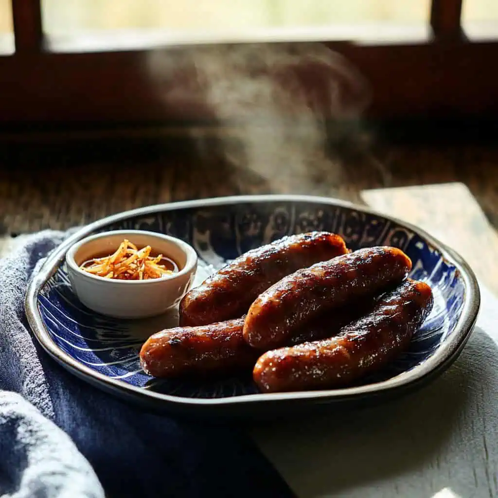 Homemade Garlicky Longganisa (Filipino Garlic Sausage)