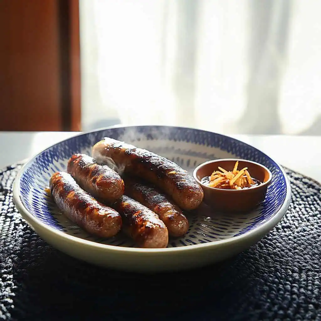 Homemade Garlicky Longganisa (Filipino Garlic Sausage)